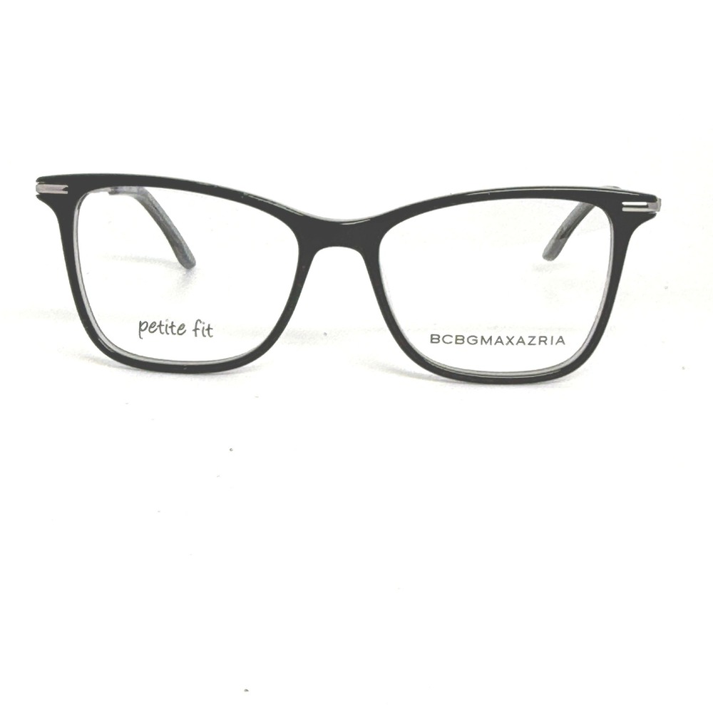 BCBGMAXAZRIA CV Elettra Black Laminate Petite Fit Eyeglasses Made in Italy 21351
